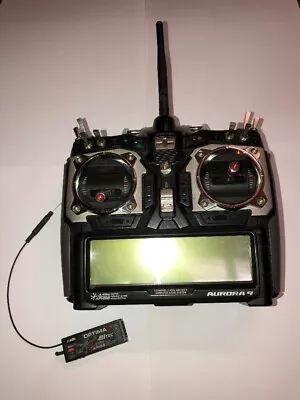 Hitec Aurora 9 Transmitter With Optima 7 Receiver.  Rc Car Boat Aircraft Drone • £165