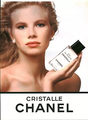 Chanel Crystal Magazine Perfume Antique Advertisement • £8.81