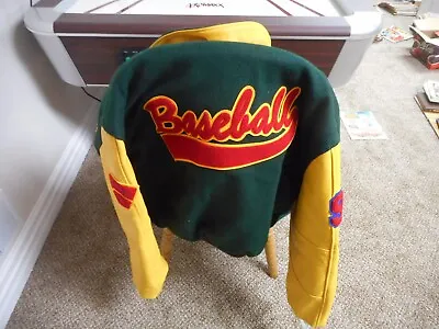 1994 Donruss Baseball Coat Jacket ALL Star 94 Large New Unused Varsity Leather W • $129.99