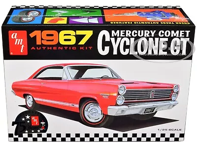 Skill 2 Model Kit 1967 Mercury Comet Cyclone Gt 1/25 Scale Model By Amt Amt1386 • $30.99