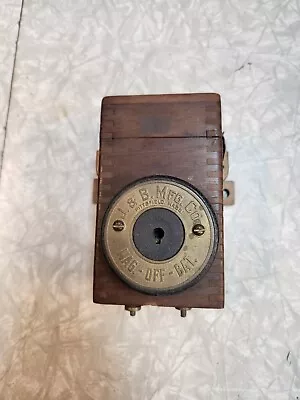 Antique J&B MFG CO. Magneto Battery Ignition Box Buzz Coil • $149