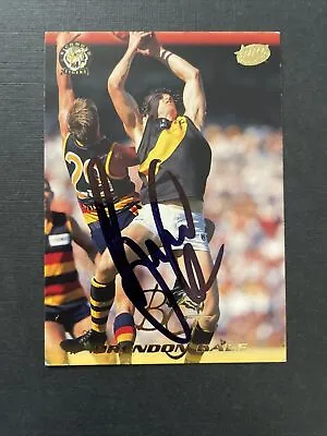 $10 • Buy 2000 Select Y2K Brendon Gale Richmond Personally Signed Card In NMint Cond