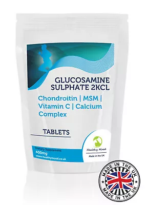 £3.96 • Buy Glucosamine Sulfate 2KCl Chondroitin MSM Tablets Pack Of 60