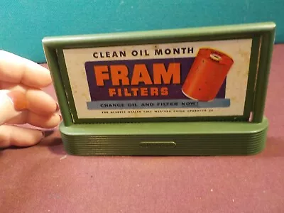 Vintage 1950's Miniatrue Billboards For Lionel W/ Stand- Fram Filters • $0.99