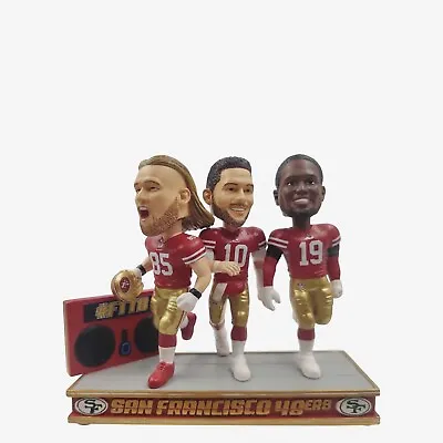 $250 • Buy San Francisco 49ers Boombox Entrance Mini Bobblehead Scene FOCO NEW ORIG BOX