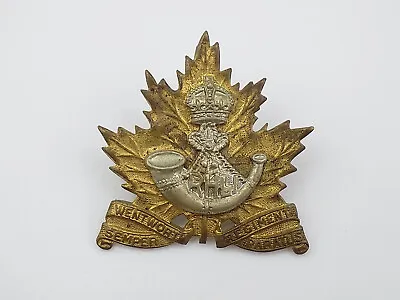 Vintage WWII Canadian Army Wentworth Regiment Cap Badge • $14.97