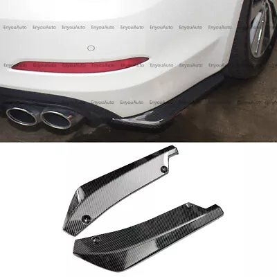 For Mitsubishi LANCER Mirage Rear Bumper Lip Splitter Diffuser Carbon Fiber • $8.54