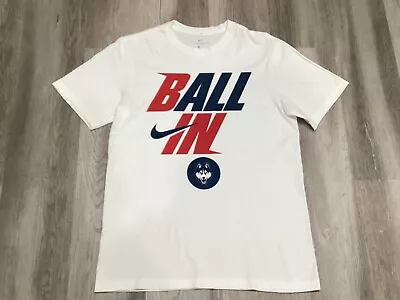 Men's Nike White UConn Huskies Legend Bench T-Shirt Size Medium  • $24