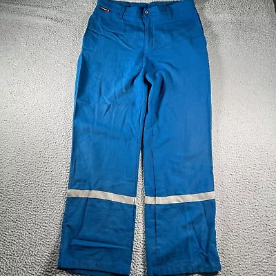 Redwing Pants Mens 34x32 Blue Reflective Casual Pockets Straight Leg Work Wear • $19.95
