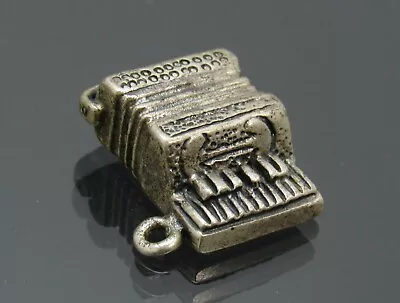 Vintage Danecraft Sterling Silver Charm Accordion 5.2 Gm Musical Instrument • $16.99