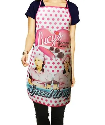 New I Love Lucy Apron Kitchen Cooking Gift Chocolate Factory Lucille Ball Oven • $22.75