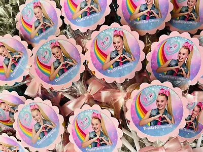 24 X JoJo Siwa Party - Pink Lollipops / Loot Bag Fillers / Party Favors • $23.95