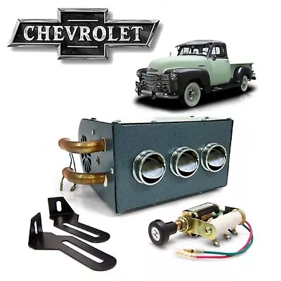 1935-59 Chevy Truck 3-Port Under Dash Cab Heater Box AK-Series L-head GMC CK 350 • $126.24