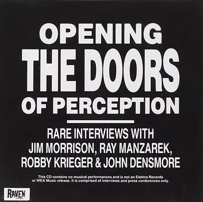 Opening The Doors Of Perception - Doors- Aus Stock- RARE MUSIC CD • $49.95