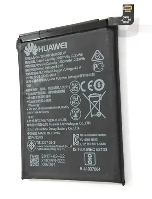 £5.49 • Buy HB386280ECW Genuine Battery HB386280ECW For Huawei Honor 9 P10 Ascend P10