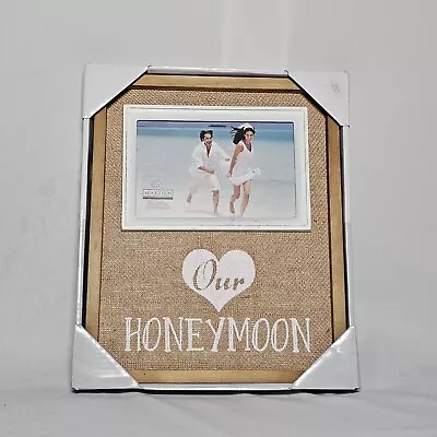 Malden Picture Frame Honeymoon Wedding Beach 4x6 Nwt • $15