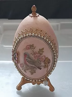 Vintage Dated Signed 1996 Victorian Diorama Real Egg  Faberge Inspired C Photo  • £20