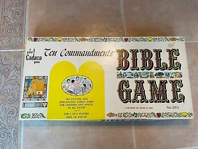 1966  CADACO #263 'THE TEN COMMANDMENTS BIBLE  Board Game'/complete • $21.95