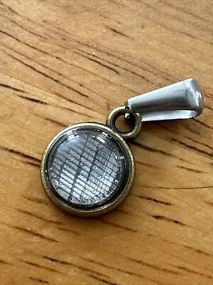 Aletai Iron Meteorite Pendant & Silver 24 In Necklace. • £19.28