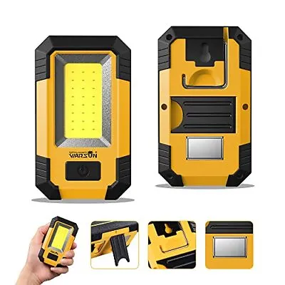 WARSUN Portable LED Rechargeable Work LightMagnetic Base &  Assorted Colors  • $28.19