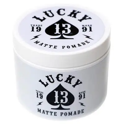 £10.96 • Buy Lucky 13 Matte Pomade Water Base High Hold Rockabilly Hair Styling