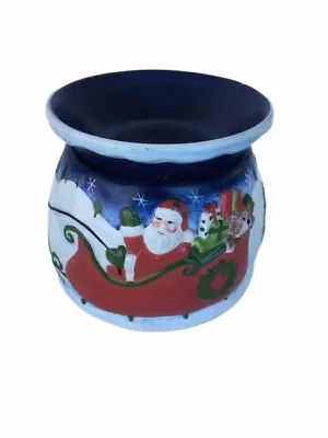 Yankee Candle Christmas Santa Reindeer Wax Tart Burner Warmer Plug In Electric • £24.32