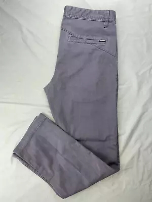 Volcom Frickin Modern Stretch Chino Skate Pants. Perfectly Faded Gray 30X29 GUC • $16.99