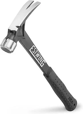 Hammer - 15 Oz Rip Claw Framer With Milled Face & Shock Reduction Grip - EB-15SM • $45.53