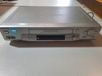 Vintage Sony SLV-EZ715 6-Head Hi-Fi Stereo PAL & NTSC VHS Player - Working • $99.95