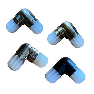 £8.49 • Buy Single Corner Curtain Pole Universal Joint / Elbow, For 28mm Bay Window Pole