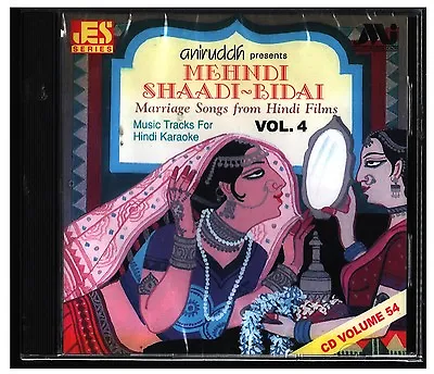 £14.99 • Buy Karaoke CD Mehndi Shaadi Bidai Marriage Songs Hindi Films Vol 4 Aniruddh Music