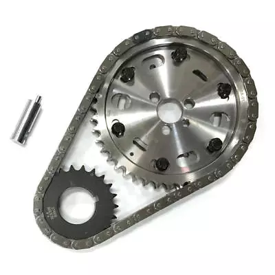 $189.31 • Buy Renegade Timing Set 9-3700; Pro Adjust Dbl Roller, 1-Key, Adj Cam Gear For SBC