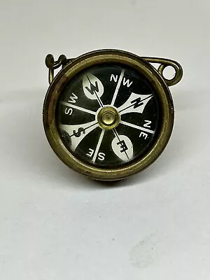 Vintage Marble's Gladstone Brass PIN ON COMPASS Michigan USA • $22.54
