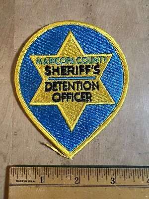 Maricopa County Sheriff’s Detention Officer Patch. Phoenix Arizona AZ Jail • $7.95