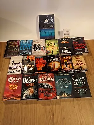 18 X Crime Thriller Suspense Detective Fiction Paperback Books Joblot Bundle • £13.99