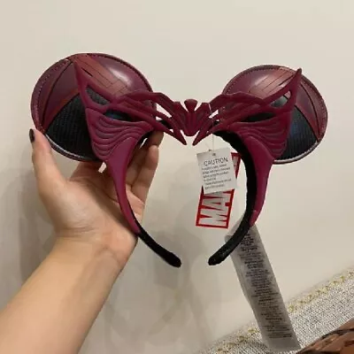 Scarlet Witch Mickey Ears Collection Wanda Disney Parks Marvel Comics Headband • $19.99