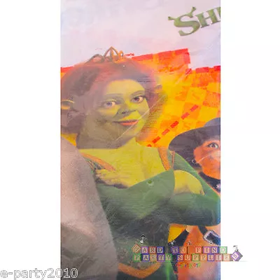 SHREK 2 PAPER TABLE COVER ~ Birthday Party Supplies Decorations Cloth Fiona • $16.89