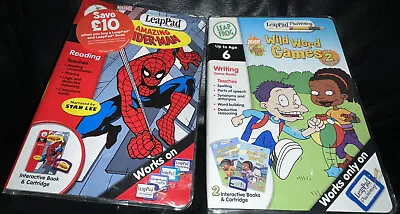 Leappad Writing Plus Spider-man And Wild Word Games New 4-6 Years Leapfrog • £8.50