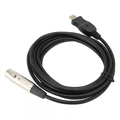 02 015 USB To XLR Adapter Wire Thick Coating Microphone Converter Cable For • £10.69