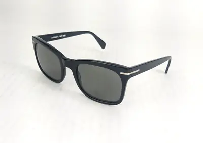 MOSCOT X BLK DNM Shiny Black Sunglasses 2 Retail $350 NEW • $53.78