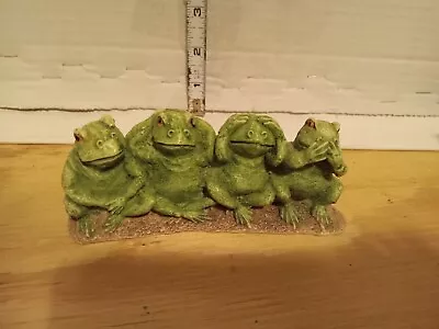 Vintage Frogs Figurines  Hear No Evil See No Evil  • $15.99