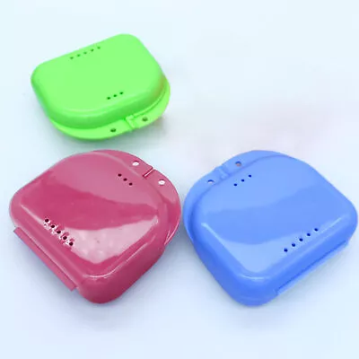 Mouth Guard Case Compact Tight Locking Closure Dental Aligner Retainer Case • $7.01