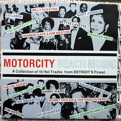 Motor City Beach Music LP Vinyl Record Album Detroit Disco 1990 Near Mint • $11.37