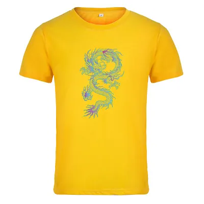 £13.19 • Buy Domineering Chinese Dragon 3D Men's T-shirt  Leisure Unisex Tops S-XXXL