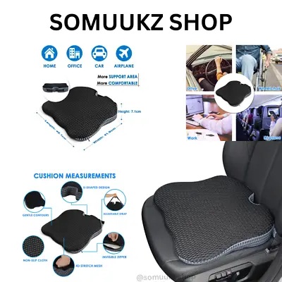 $39.52 • Buy Car Wedge Seat Cushion For Car Driver Seat Office Chair Wheelchairs Memory Foam
