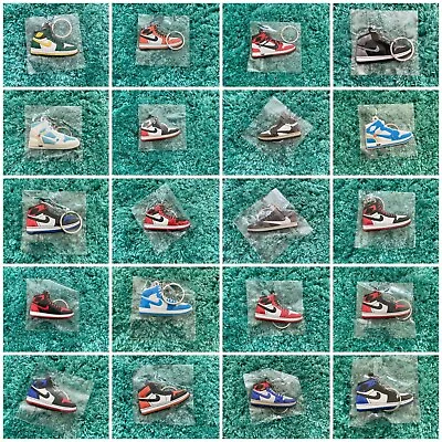 $5.99 • Buy Air Jordan Nike Yeezy Boost Keychain Flat Rubber Retro 120+ Colorways