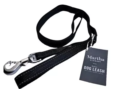 NWT Martha Stewart Nylon Dog Leash Black 5 Ft Long 3/4  • $15