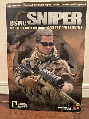 HOT TOYS 1/6 USMC OIF SNIPER Desert Tiger Ver BDU MISB NEW RARE • $398