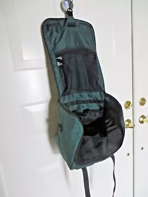 L.L. Bean Large Personal Organizer  Hanging Travel  Toiletry Bag Dark Green • $25