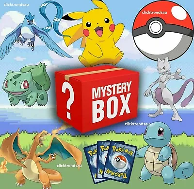 NEW Pokemon Mystery Box (1x Graded Slab Card) • $27.95